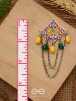 The Countryside Charms - Enamelled Oxidised Earrings