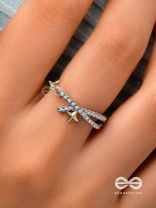 The Shooting Stars - Silver Cubic Zirconia Ring