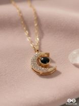 Lunar Glow - Crescent Moon Pendant