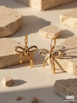 BOWBELLE – DELICATE BOW DROP EARRINGS