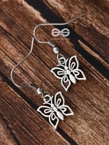 The Elegant Butterflies - Tiny Trinket Earrings