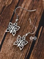 The Elegant Butterflies - Tiny Trinket Earrings