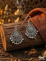 The Motif Circles - The Oxidised Dangler Collection