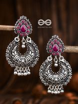 The Droplet Motifs - Ruby Red - The Embellished Oxidised Collection