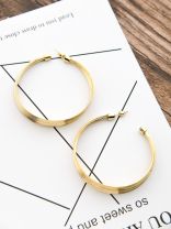 The Layered Oversized Hoops - Golden