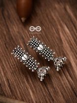 The Bohemian Heart Jhumkis - Tiny Trinket Earrings