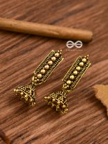 The Bohemian Delight (Golden) - Tiny Trinket Earrings