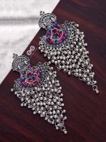 The Bohemian Jhaalar Statement Makers (Multicolour) - The Embroidered Oxidised Collection