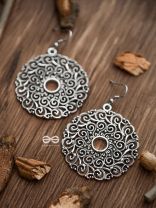 The Mystical Motifs - Oxidised Boho Earrings