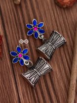 The Little Starry Damroo (Blue) - The Embellished Oxidised Collection