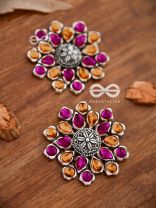 The Bohemian Marvels (Orange-Pink) - Embellished Oxidised Collection