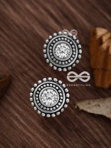 The Little Shimmery Button Studs - Tiny Trinket Earrings