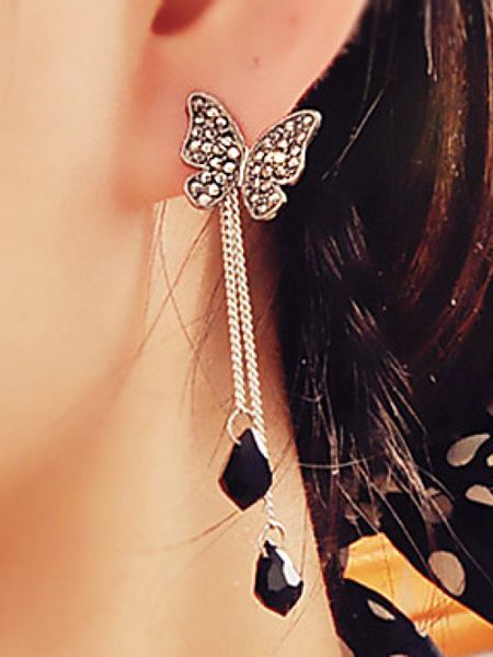 Black Butterfly fall Earrings