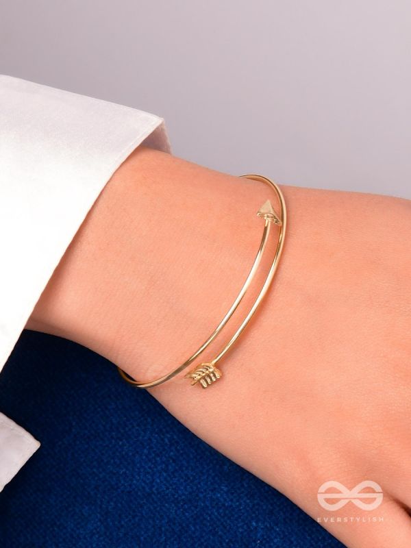 The Warrior Within - Golden Statement Bracelet