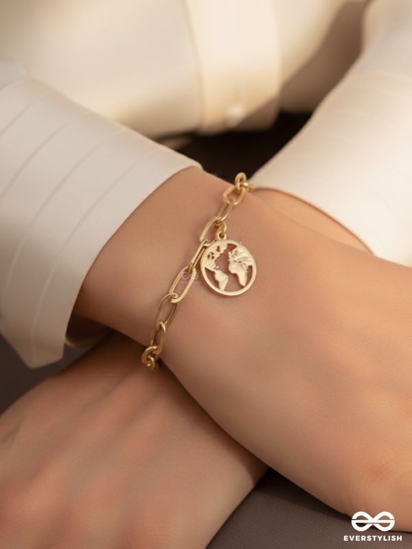 The Global Citizen- Golden Bracelet