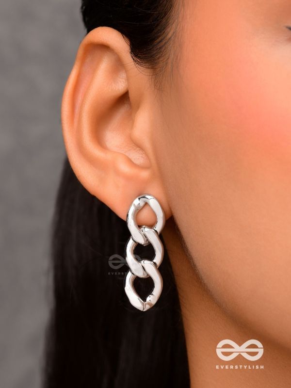 Infinite Glamour- Modern Chain Earrings