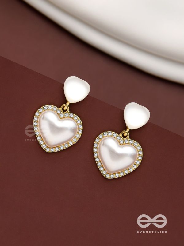 Cherished Hearts- Sparkling Stud Earrings