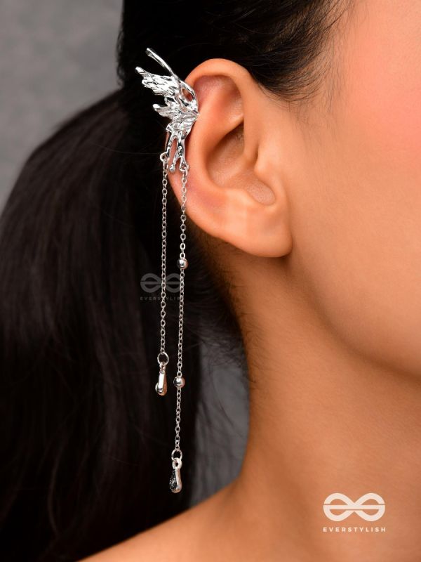 Angel Whispers- Divine Drop Ear cuffs (Both Ear)