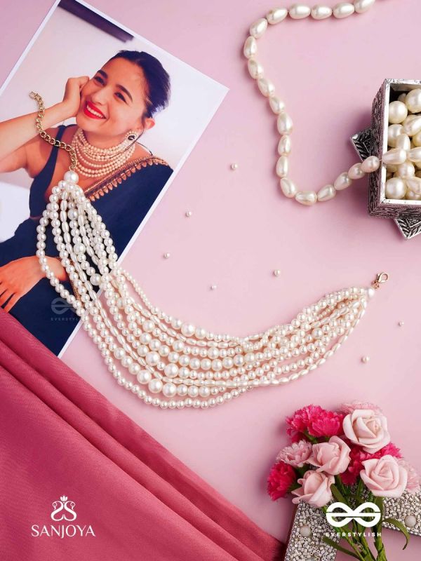 RATRIRATNA – ALIA BHATT INSPIRED NECKPIECE WITH  PEARLS, SYMBOLIZING PURITY AND ELEGANCE