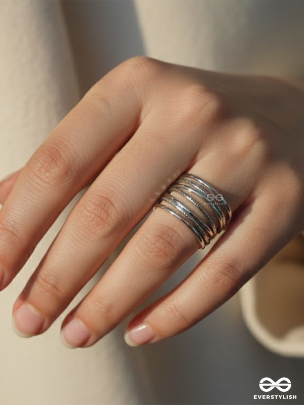 REALM OF INFINITY - STANLESS STEEL SILVER PLATED HYPOALLERGENIC AND ANTI TARNISH RING