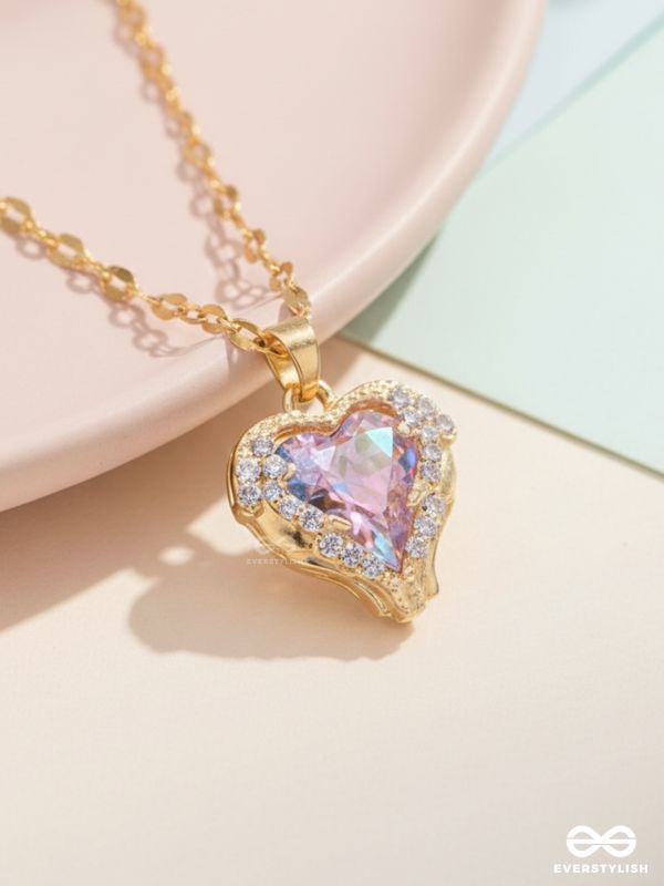 Glittering Heart - Crystal Love Pendant
