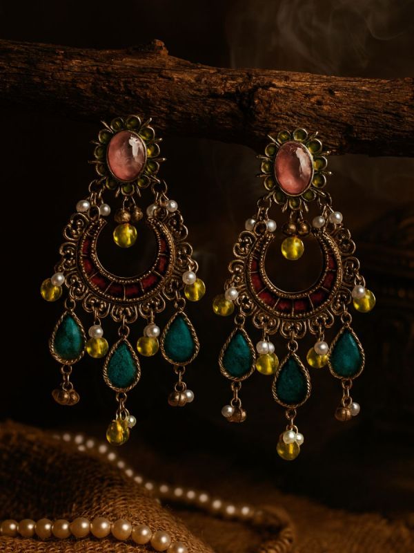 OCEAN SPIRIT - STATEMENT TRIBAL EARRING