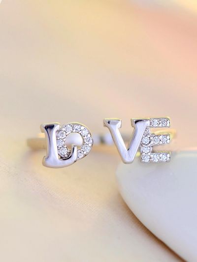 Joyous Love Adjustable American-Diamond Ring