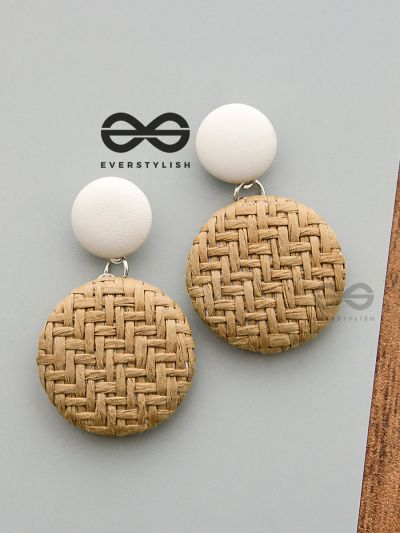 The Back to Nature - Woven Handicraft Earrings