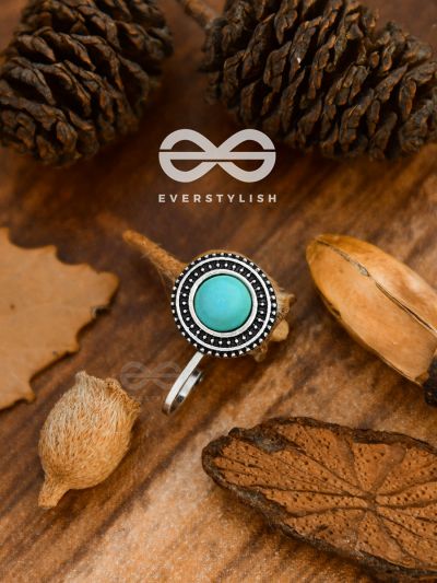 The Bohemian Statement - Turquoise Boho Nosering