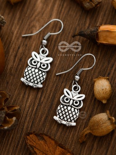 The Little Curious Owls - Tiny Trinket Earrings