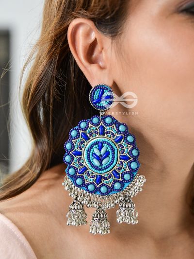 The Stunning Jaw-Droppers (Blue) - Embroidered Oxidised Collection