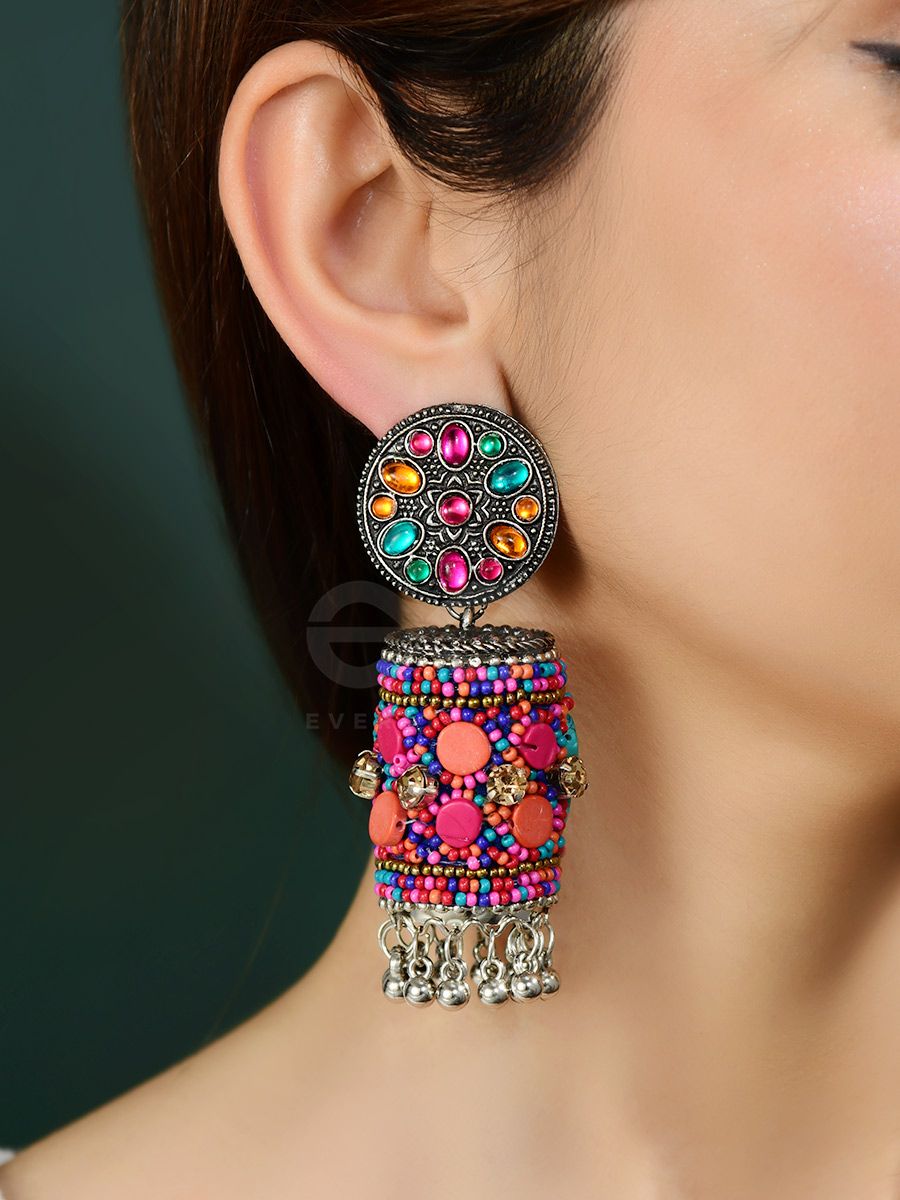 Buy Trendy Silver Oxidised Earrings For Girls and Women at Best Prices in  Bangladesh | Othoba.com