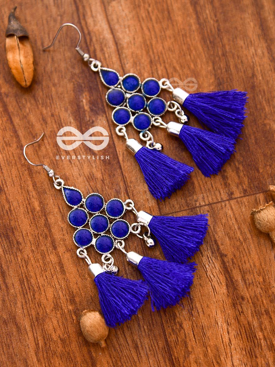 Shri Imitation Jewellers Cotton Tassels Earrings, Packaging Type: Box at Rs  100/pair in Mumbai