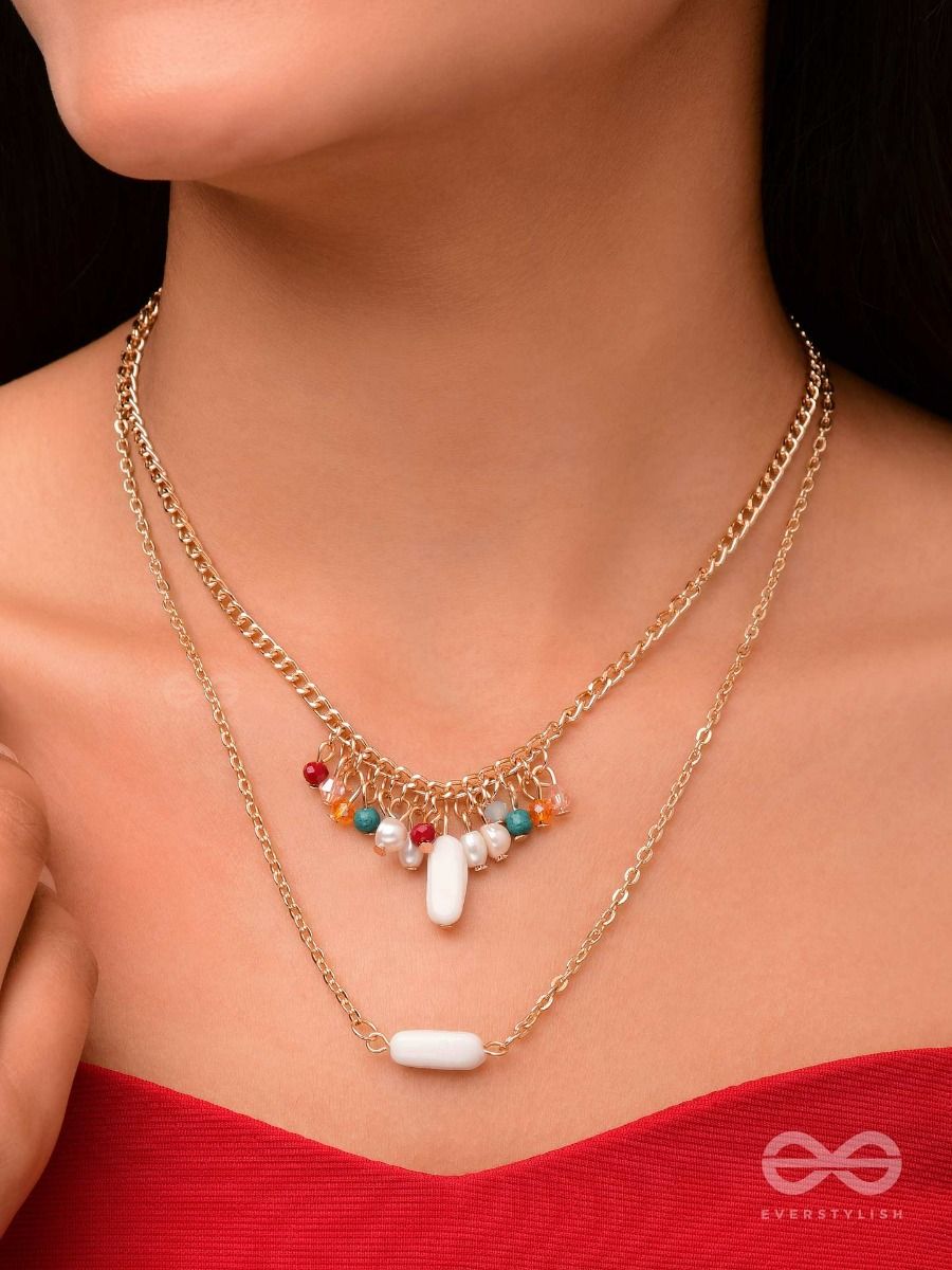 Faux Pearls Beads Necklace Heart Shape Pendant Lovely Neck - Temu