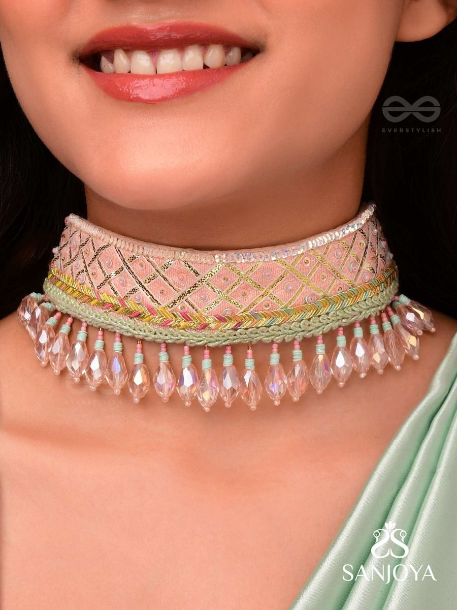 Pretty in Pink Choker | Your Local Fairy God