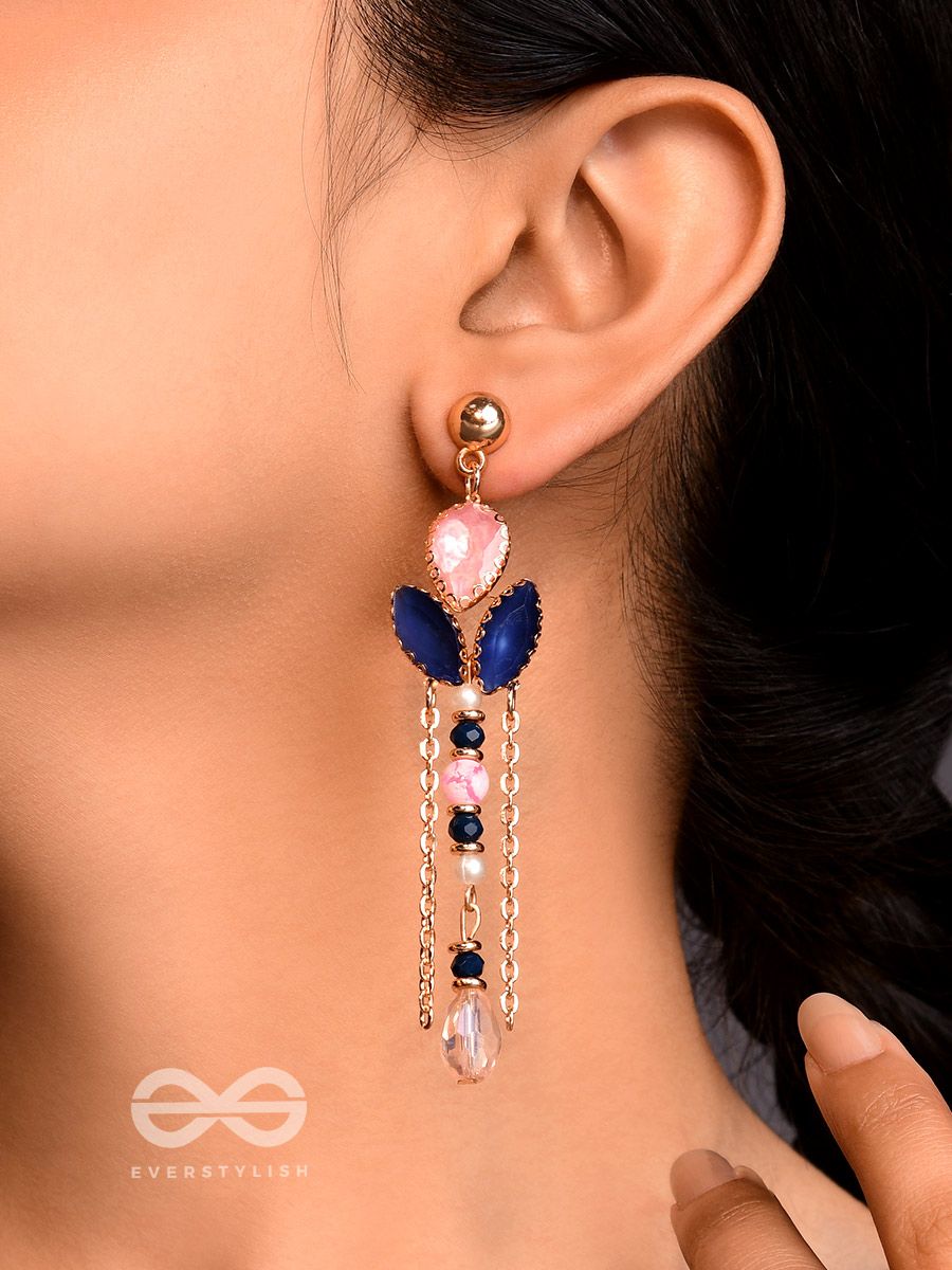 Buy Navy Blue Earrings for Women by Panash Online  Ajiocom