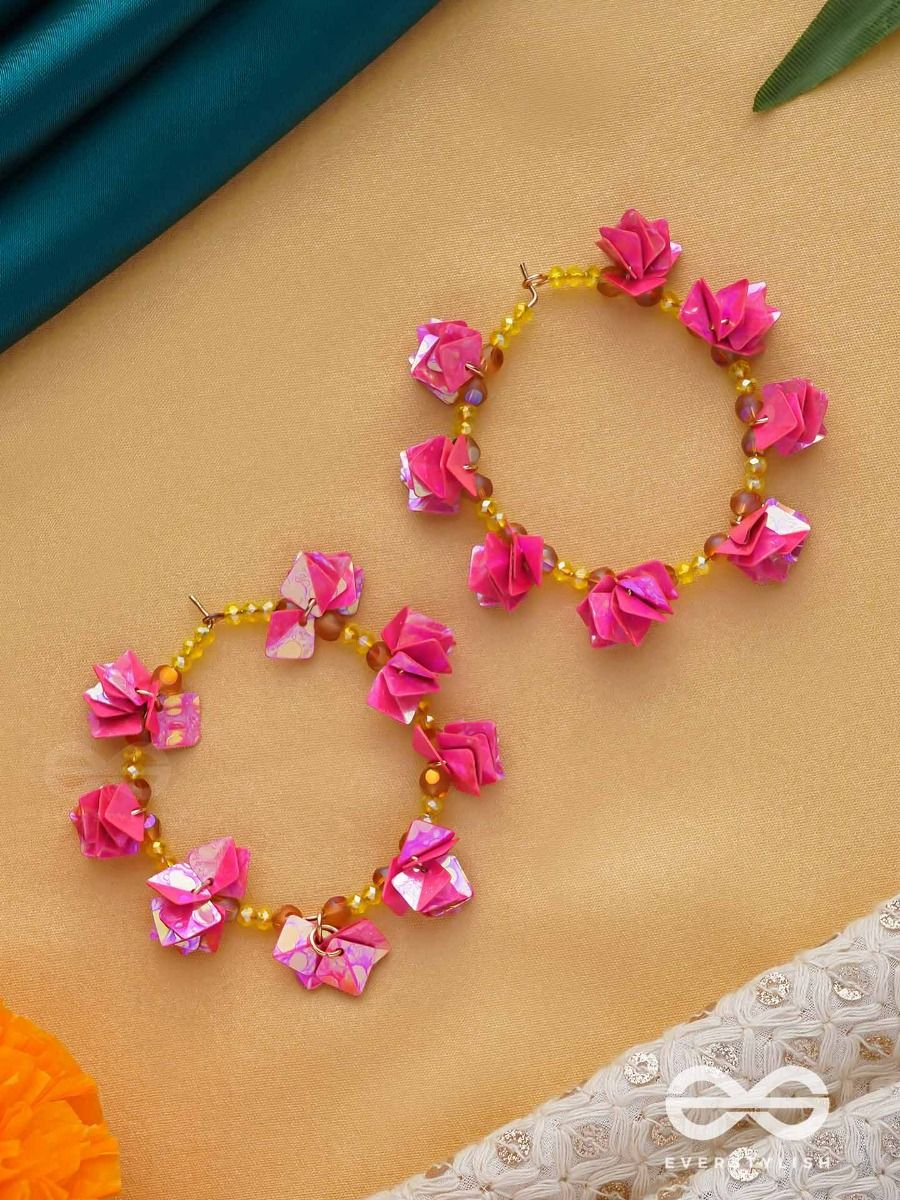 Daisy Flower Hoop Earrings | Daisy Flower Boho Earrings | Miyuki Bead Women  Earring - Hoop Earrings - Aliexpress