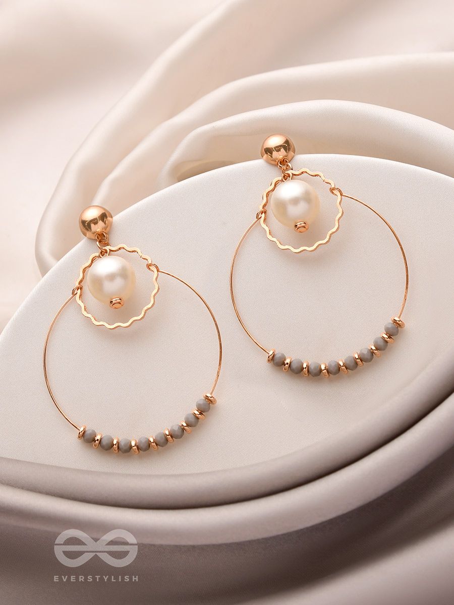 Knotted Gold & Freshwater Pearl Earrings – Beautiful Earth Boutique