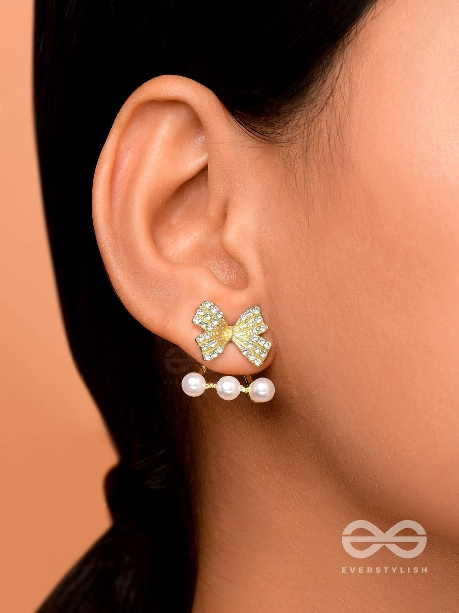 Pearl Post and Ear Jacket Earrings – Peggy Li Creations