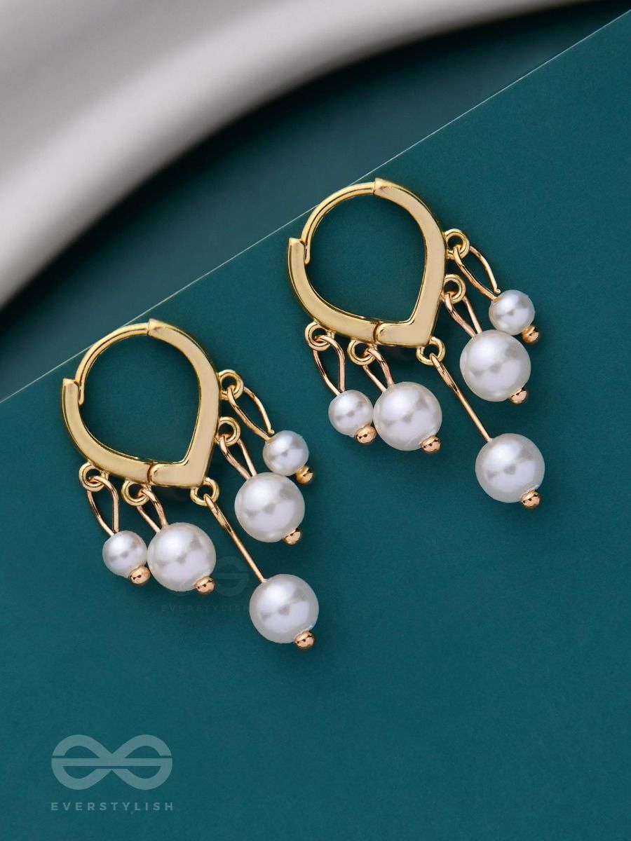 Pearl bridal earrings, Bridal jewellery - TANIA MARAS