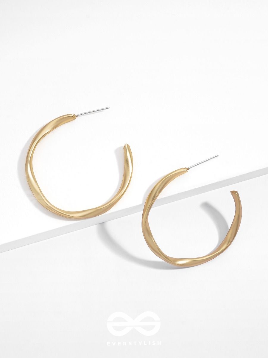 Golden Mini Hoop Earrings – GIVA Jewellery