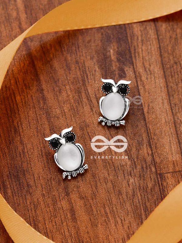The Little Embellished Owls- Tiny Trinket Earrings