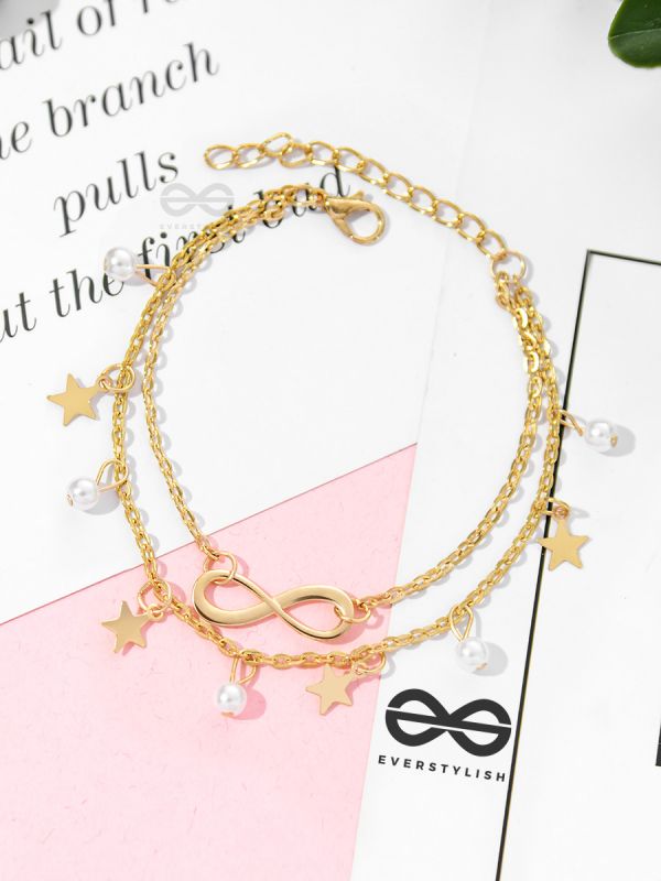 To Infinity and Beyond - Golden Statement Layered Bracelet