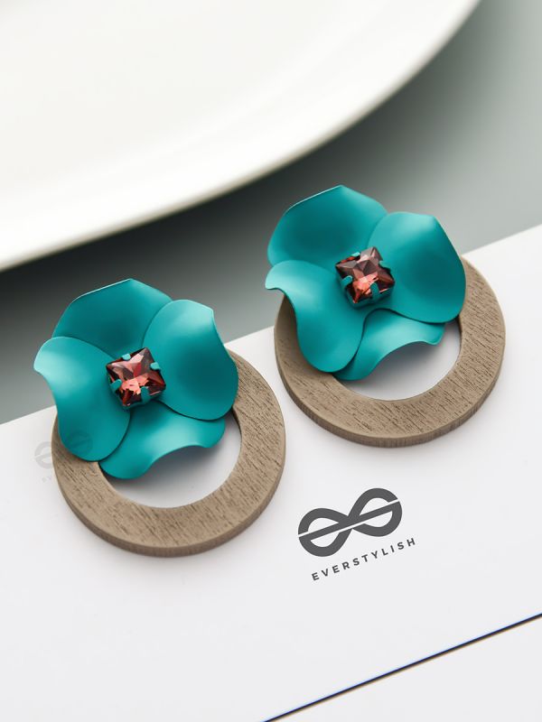 The Floral Mesmerisers - Statement Stud Earrings