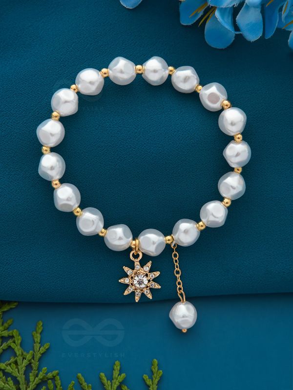Pearl Baptism Bracelet by Grow-With-Me® - BeadifulBABY