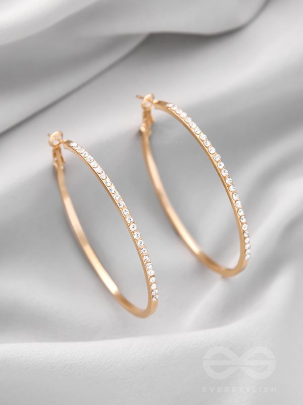 Buy Two Round Gold Earring | kasturidiamond