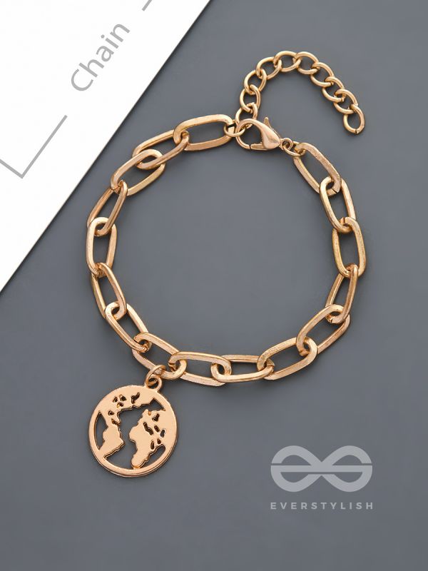 The Dahlia Aisle- Golden Beaded Bracelet