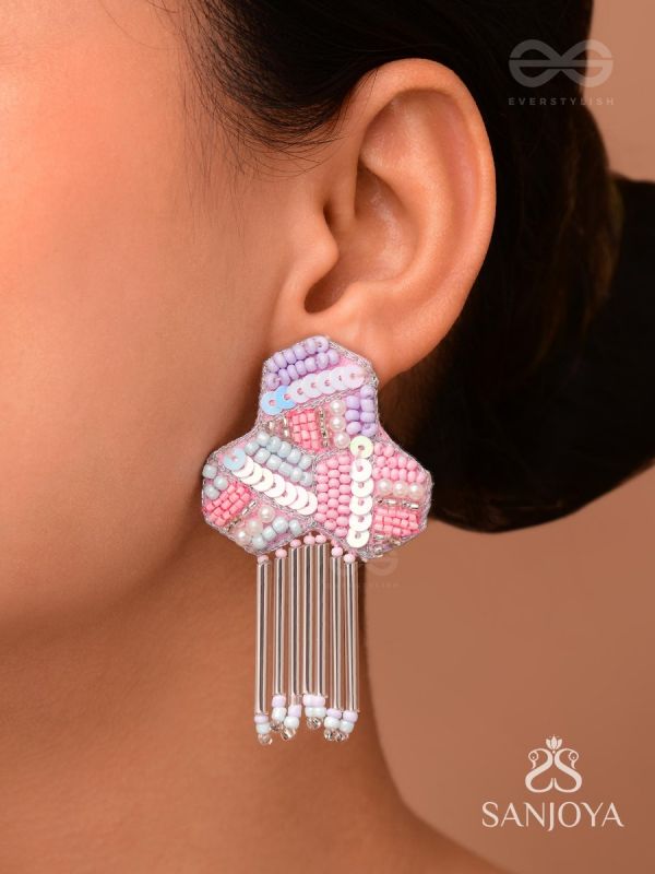 Sapphire Navy Blue Earrings Fuchsia Pink Earrings Gold Two Tier Pink  Bridesmaid Earrings Wedding Earrings Fuchsia Navy Bridesmaid Jewelry - Etsy  | Pink earrings, Blue bridal earrings, Wedding earrings