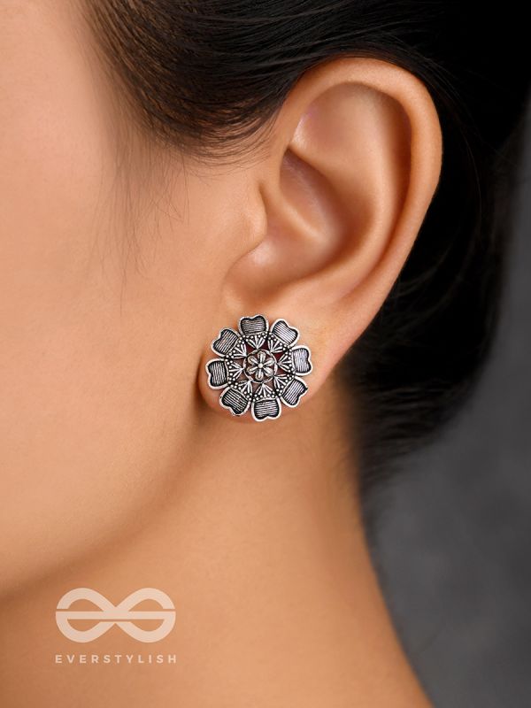 The Black Dahlia- Tiny Trinket Earrings