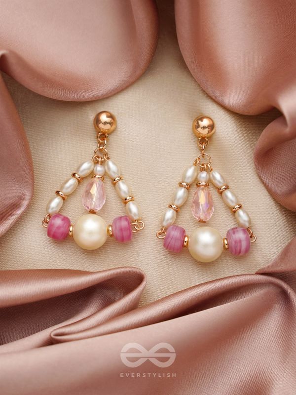 The Cinderella Swing- Golden Embellished Earrings